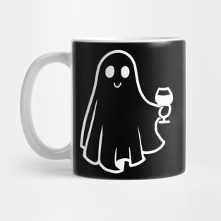 Ghost Drinking Wine Mug